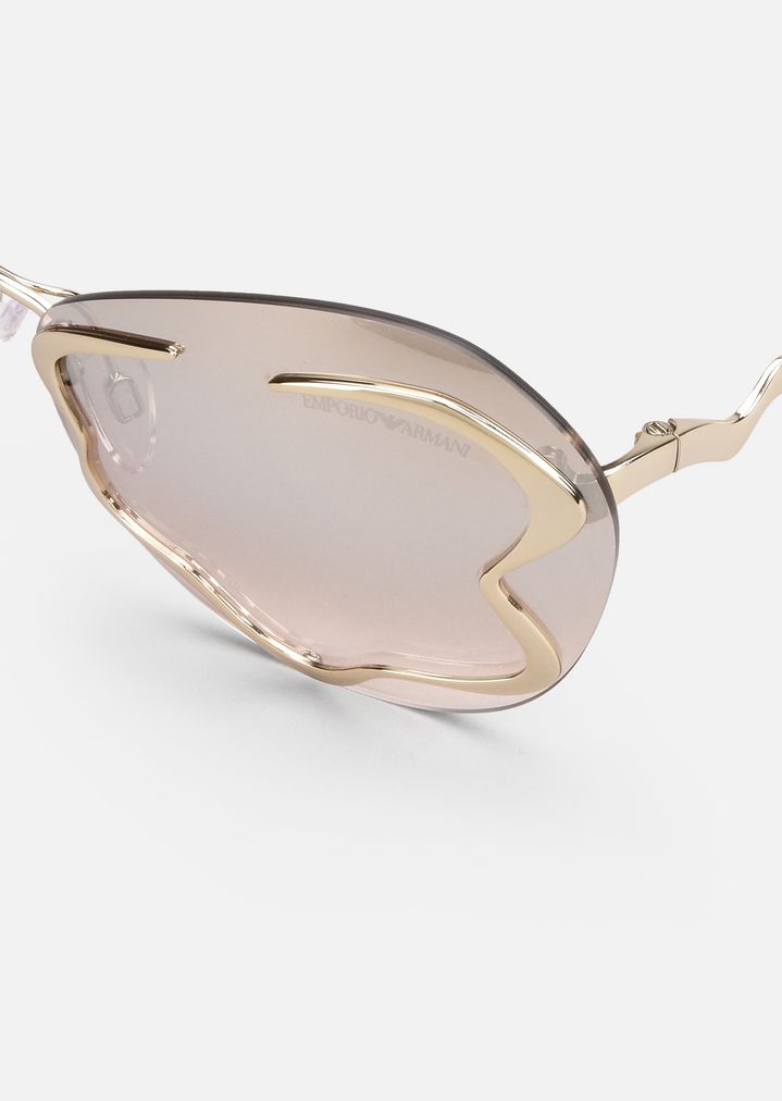 Da A Emporio Forma Con Decorazioni Fiore Di Sole Occhiali Donna xZwaq7a