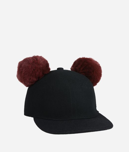 KARL LAGERFELD K/Cat Pom Pom Cap 12_f