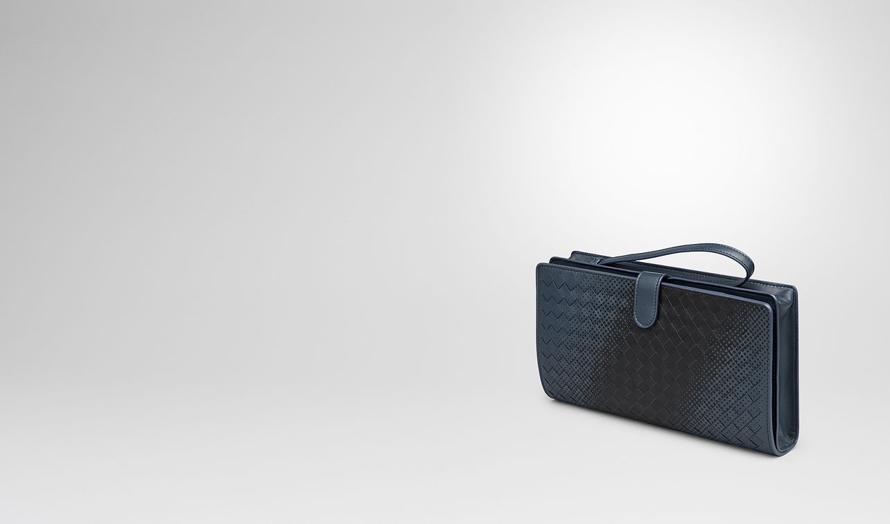 denim intrecciato nappa multi-functional case landing