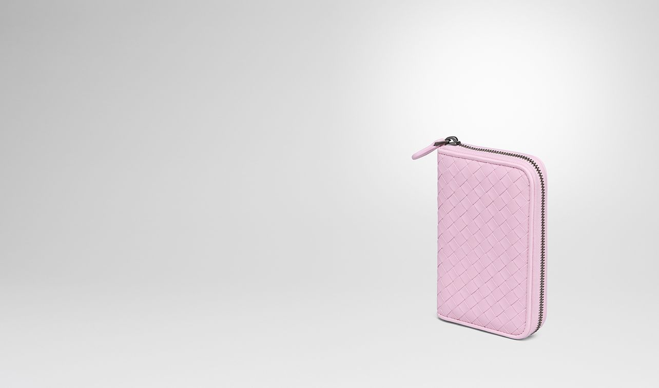 dragee intrecciato nappa continental wallet landing
