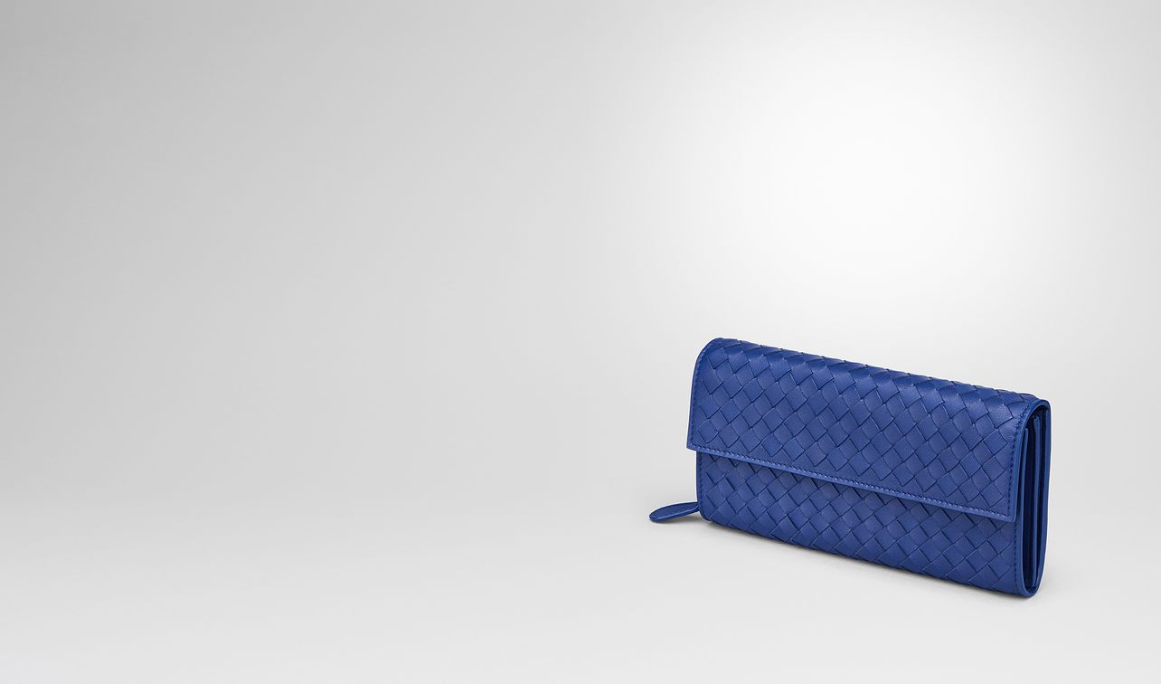 cobalt intrecciato nappa continental wallet landing