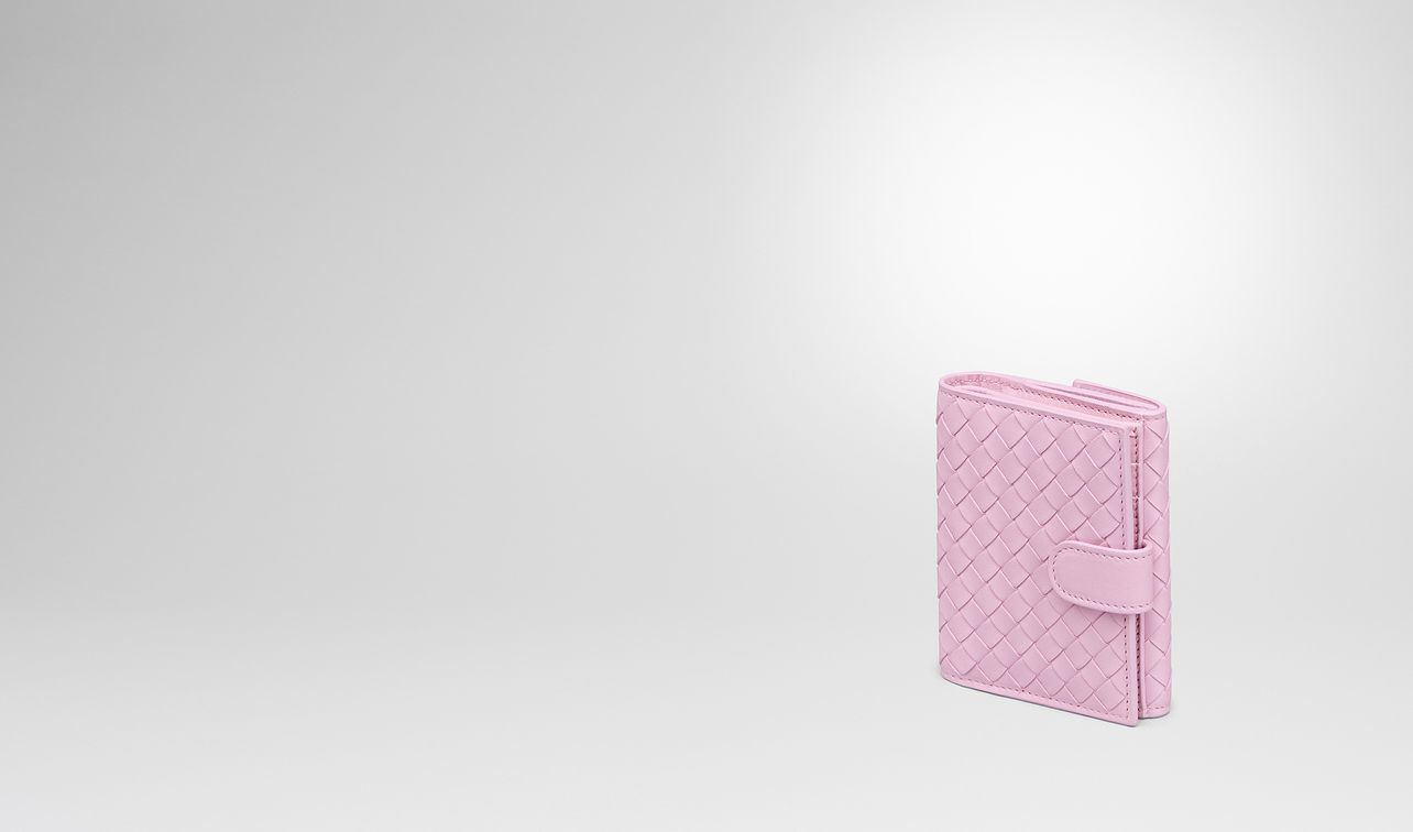 dragee intrecciato nappa mini wallet landing