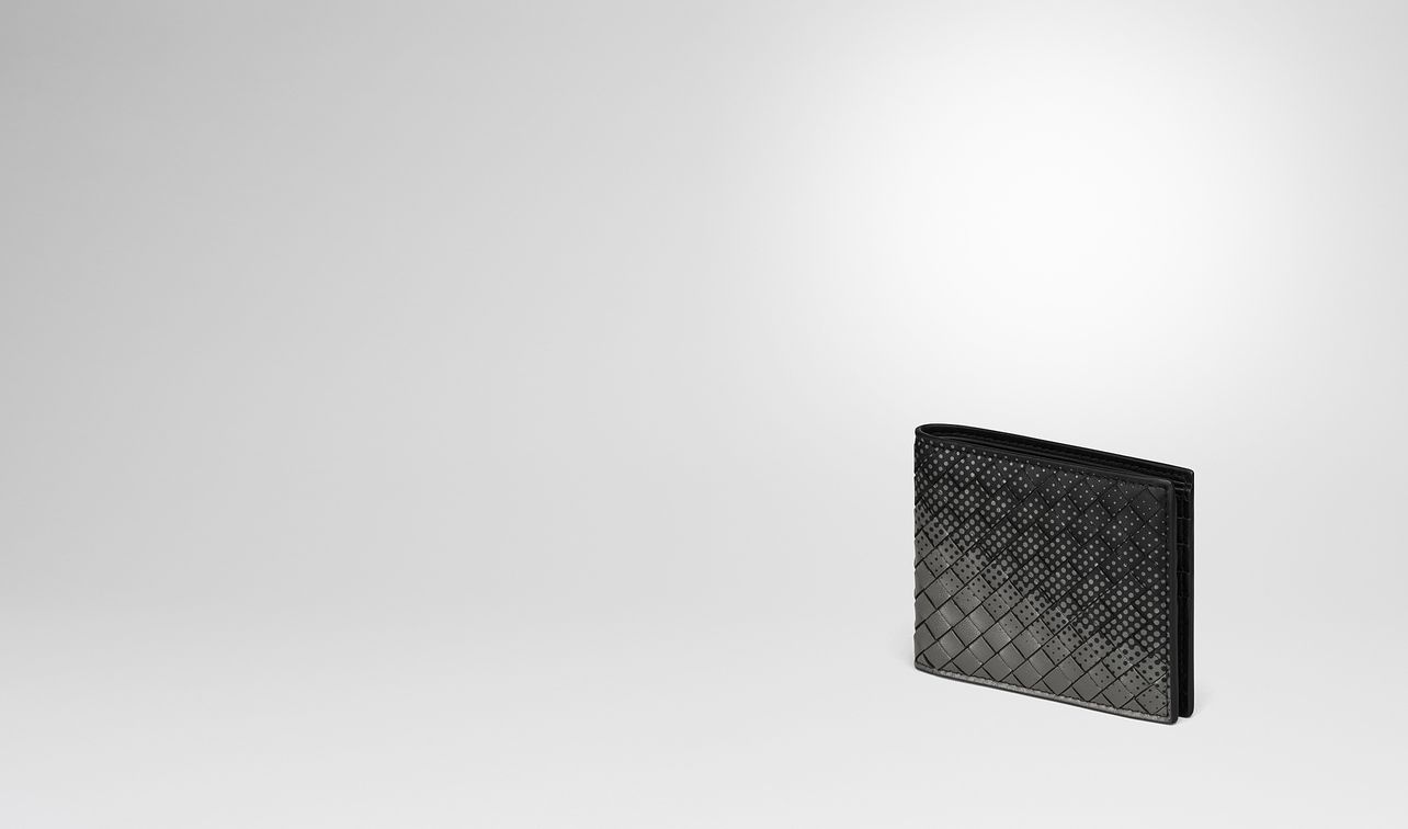 nero intrecciato nappa wallet landing