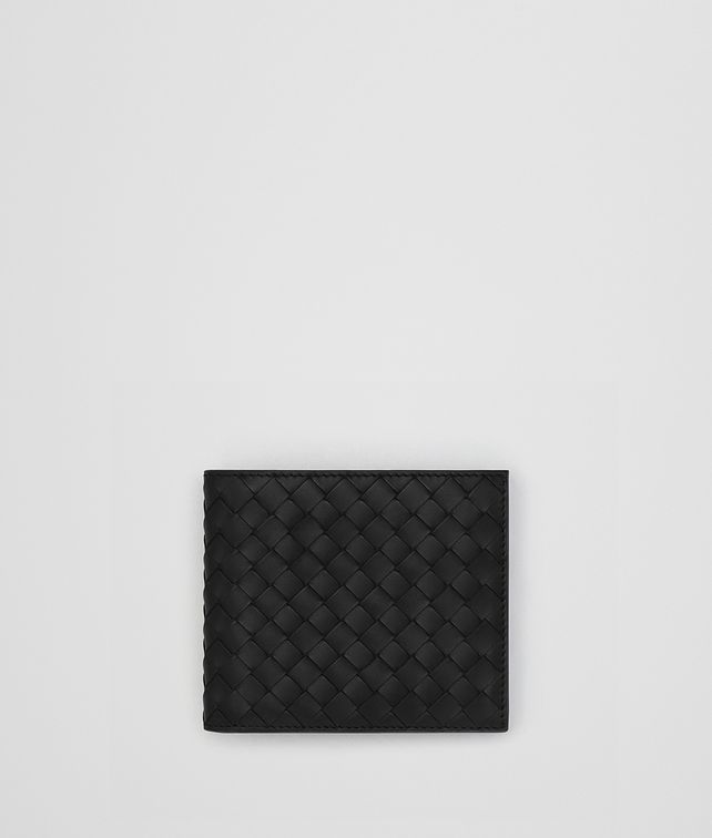 BOTTEGA VENETA NERO INTRECCIATO WALLET Small Wallet Man fp