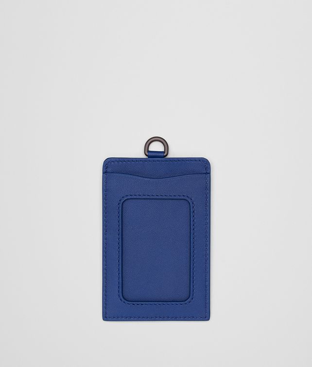 BOTTEGA VENETA COBALT INTRECCIATO NAPPA TRAIN PASS CASE Other Accessories E fp