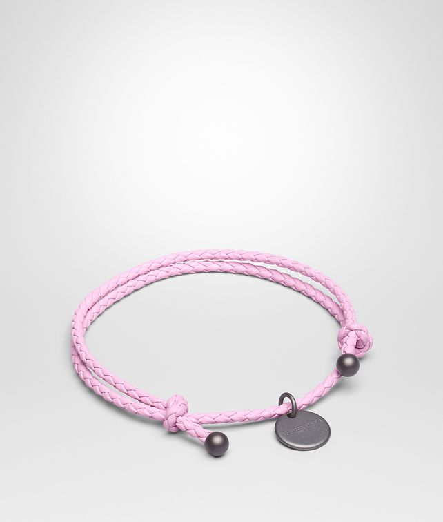 BOTTEGA VENETA DRAGEE INTRECCIATO NAPPA BRACELET Keyring or Bracelets E fp