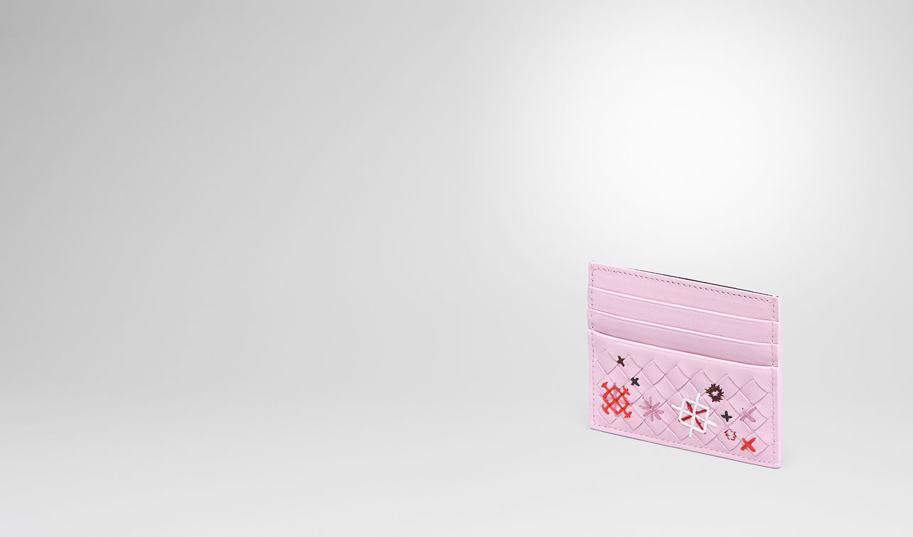 cobalt intrecciato nappa card case landing