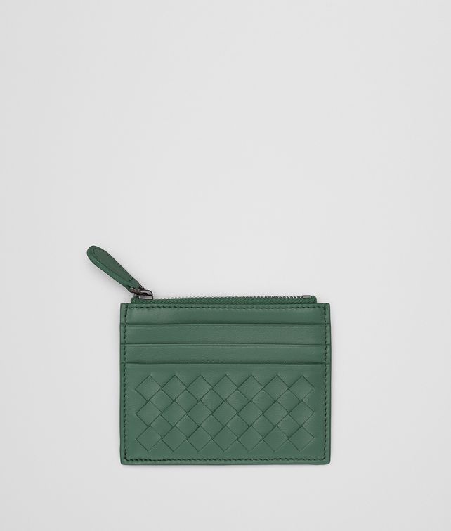 BOTTEGA VENETA COBALT INTRECCIATO NAPPA CARD CASE Card Case or Coin Purse E fp