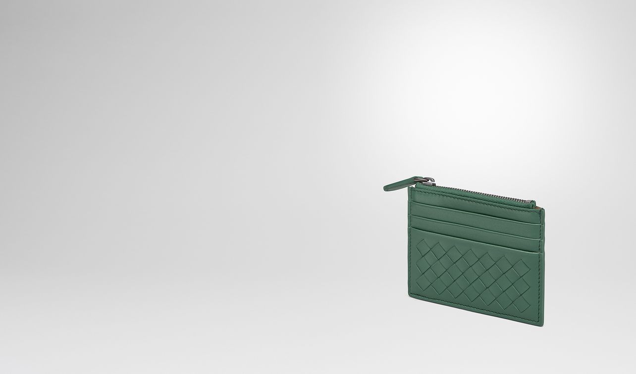 cobalt intrecciato nappa card case landing