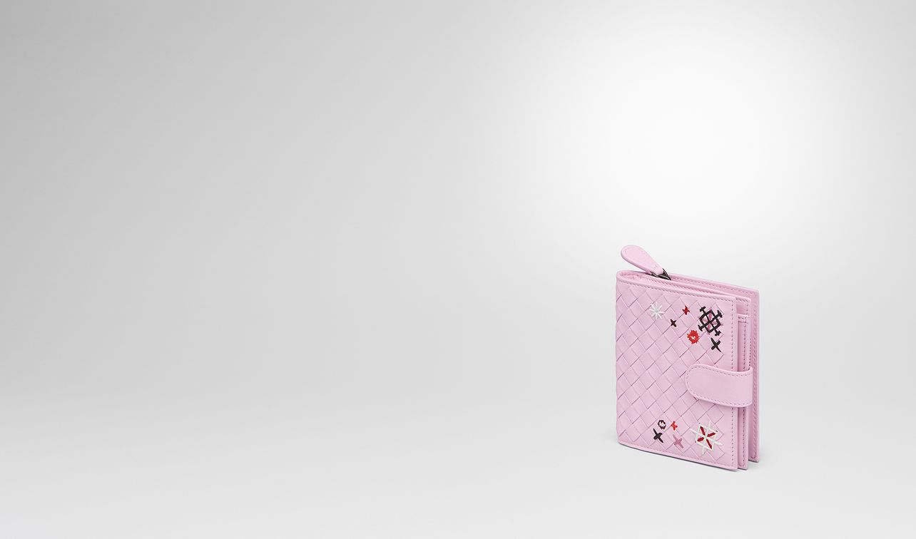 dragee intrecciato meadow flower mini wallet landing