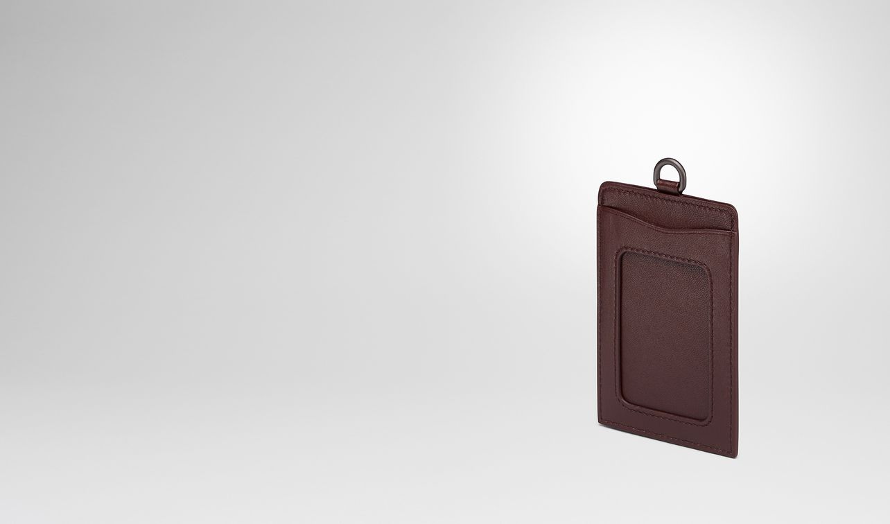 dark barolo intrecciato nappa train pass case landing