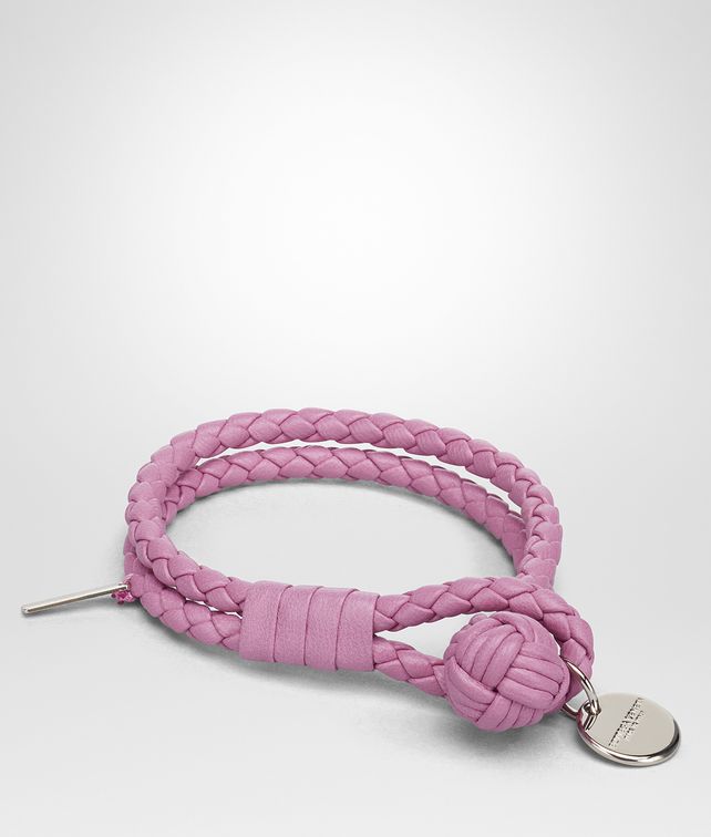 BOTTEGA VENETA TWILIGHT INTRECCIATO NAPPA BRACELET Keyring or Bracelets E fp