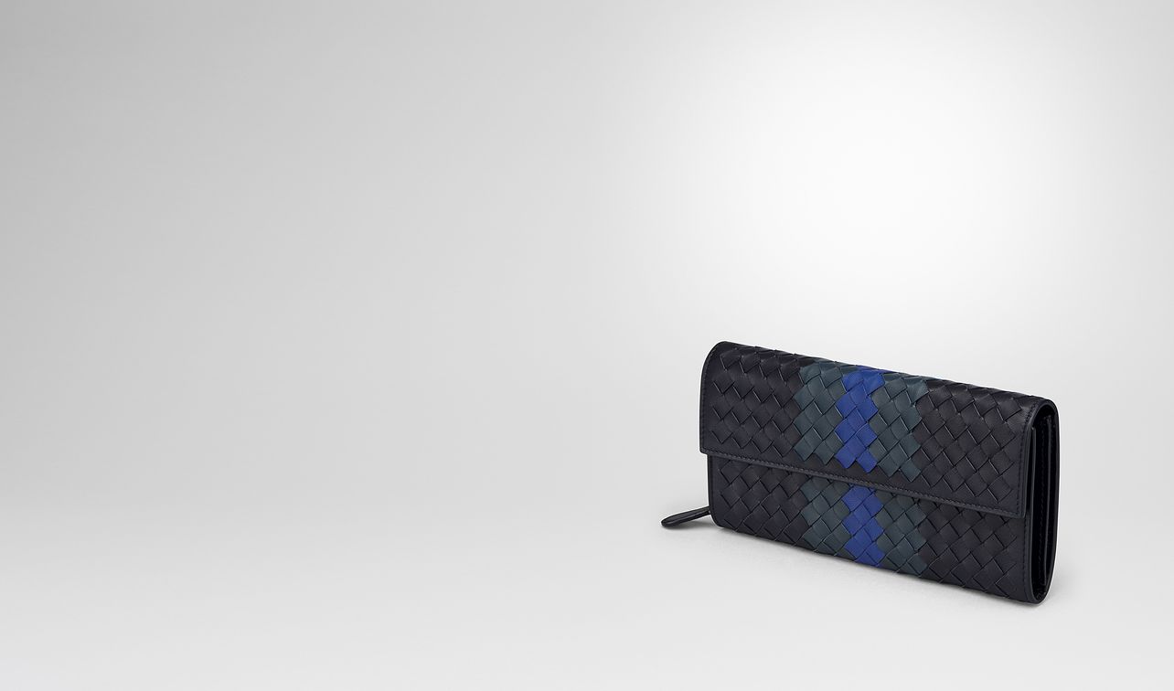 tourmaline intrecciato lamb club continental wallet landing
