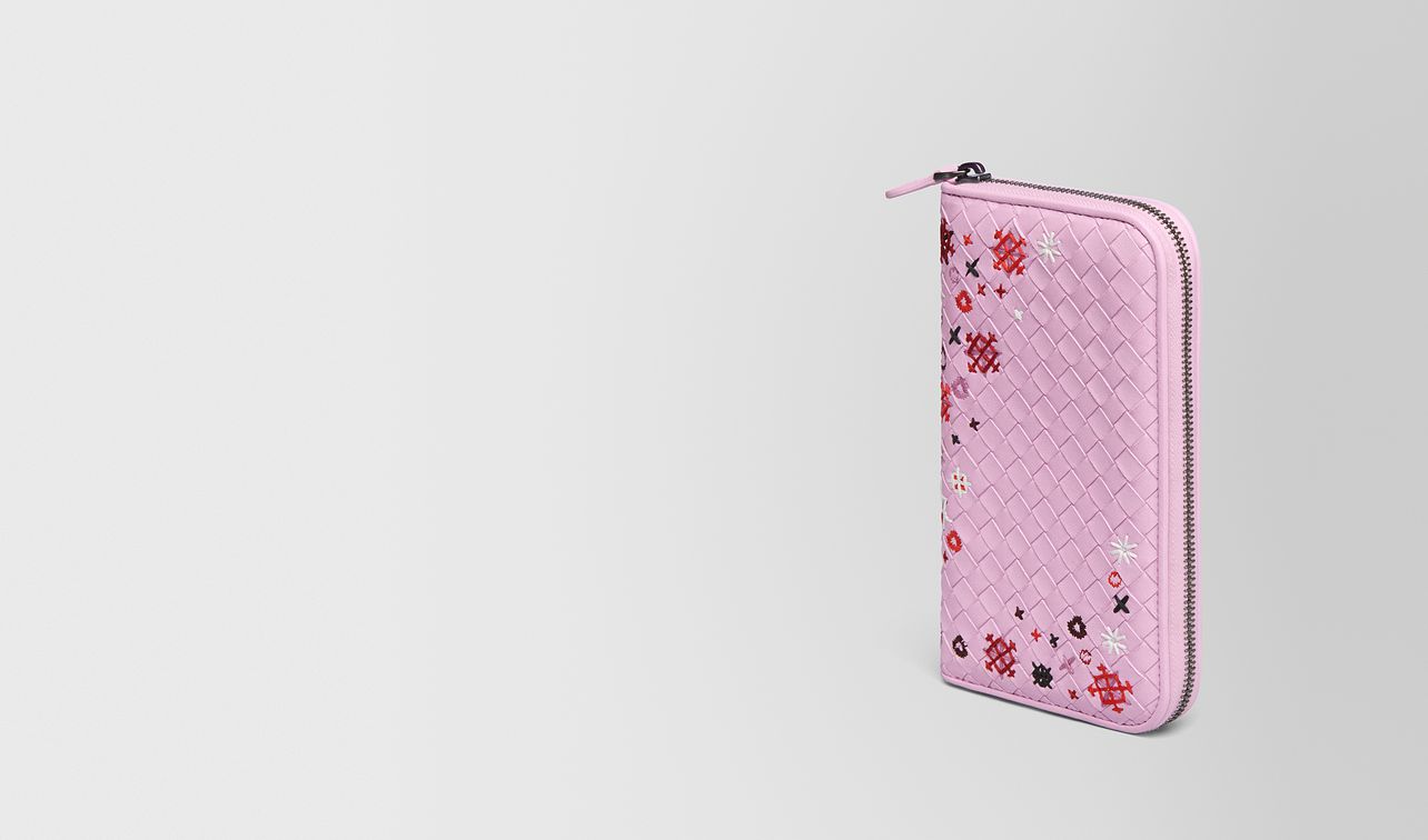 dragee intrecciato meadow flower zip-around wallet landing