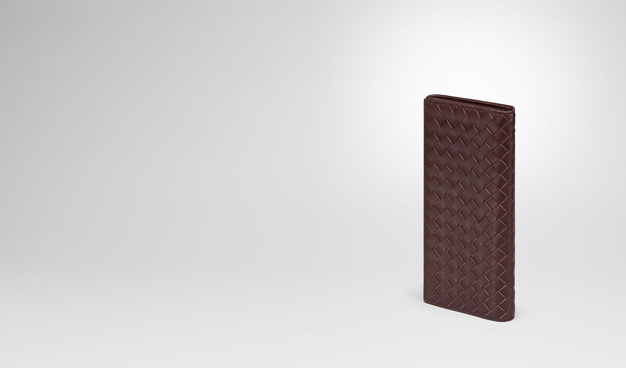 dark barolo intrecciato continental wallet landing