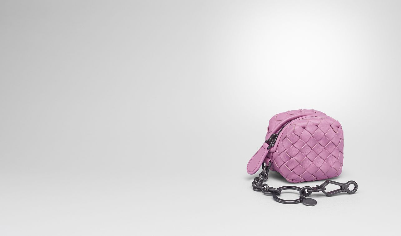 twilight intrecciato nappa key ring landing
