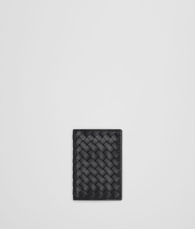 BOTTEGA VENETA NERO INTRECCIATO CARD CASE Card Case Man fp