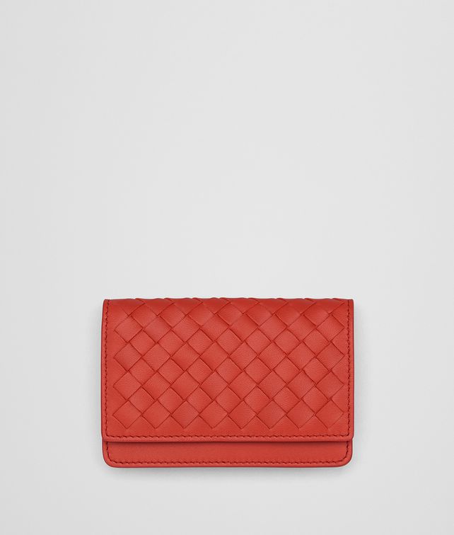 BOTTEGA VENETA KARTENETUI AUS INTRECCIATO NAPPA IN COBALT Kartenetui & Geldbörse E fp