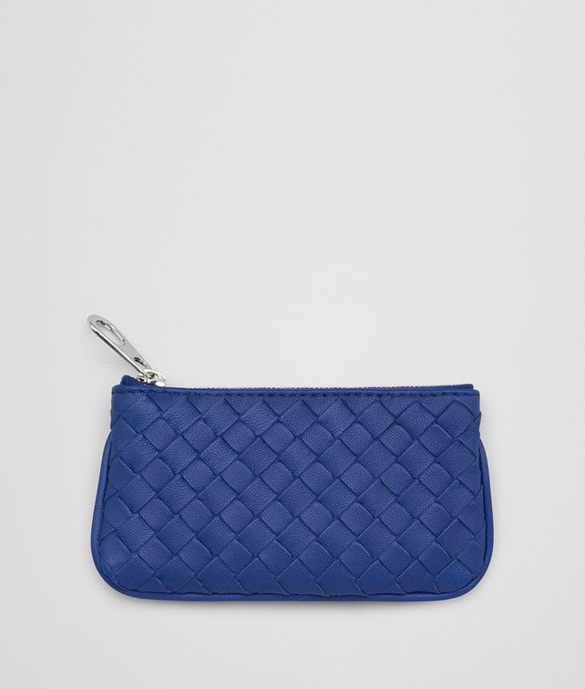 BOTTEGA VENETA COBALT INTRECCIATO NAPPA KEY CASE Keyring or Bracelets E fp
