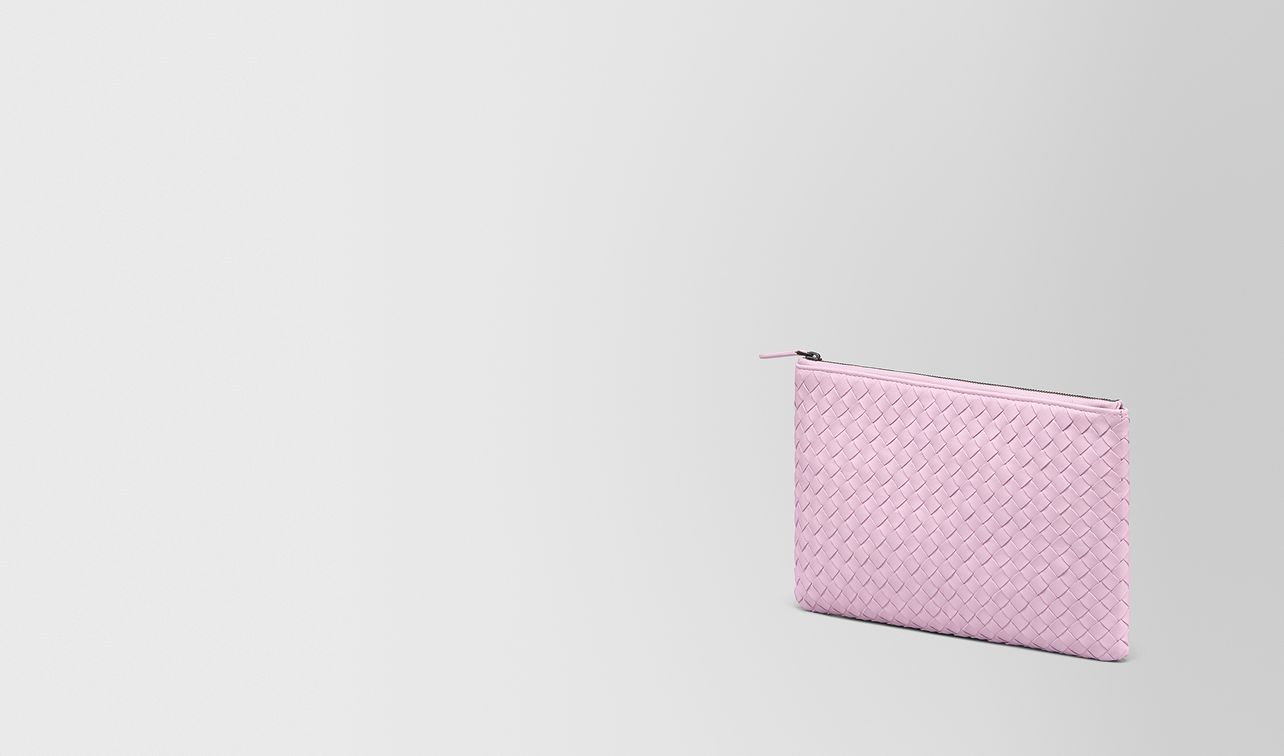 dragee intrecciato nappa medium pouch landing