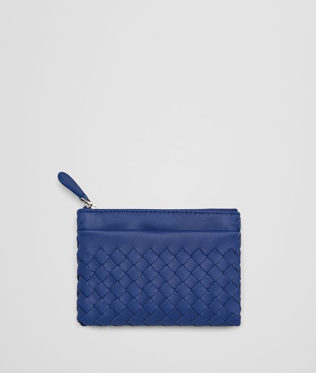 BOTTEGA VENETA COBALT INTRECCIATO NAPPA KEY CASE Keyring or Bracelets E fp