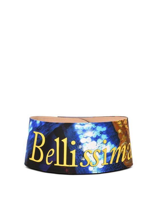 Leather Belt Woman MOSCHINO Leather Belt Woman MOSCHINO