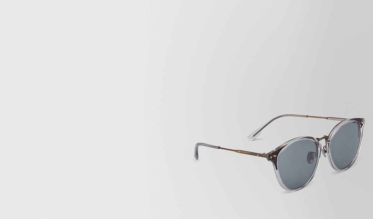 bronze metal sunglasses landing