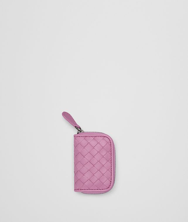 BOTTEGA VENETA TWILIGHT INTRECCIATO NAPPA COIN PURSE Card Case or Coin Purse E fp