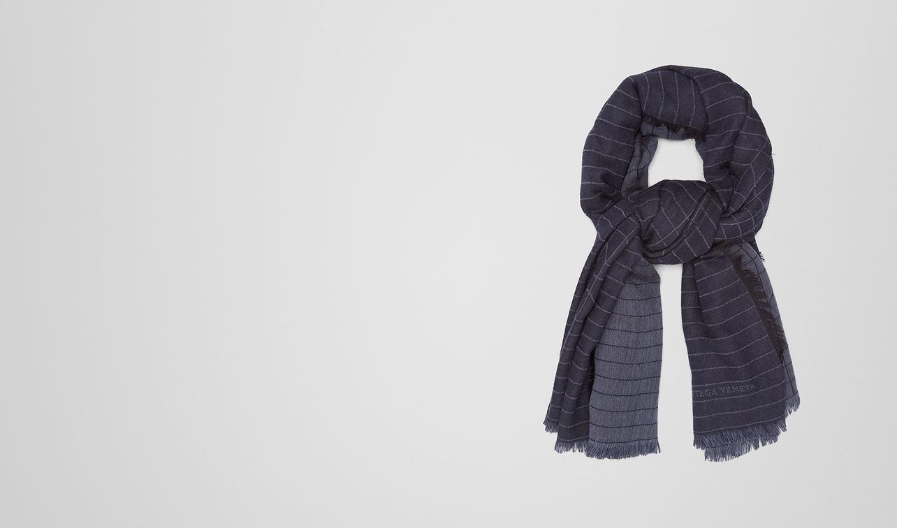 midnight blue wool scarf landing