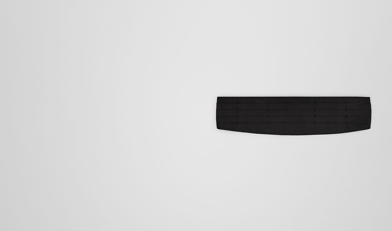 cummerbund in silk landing