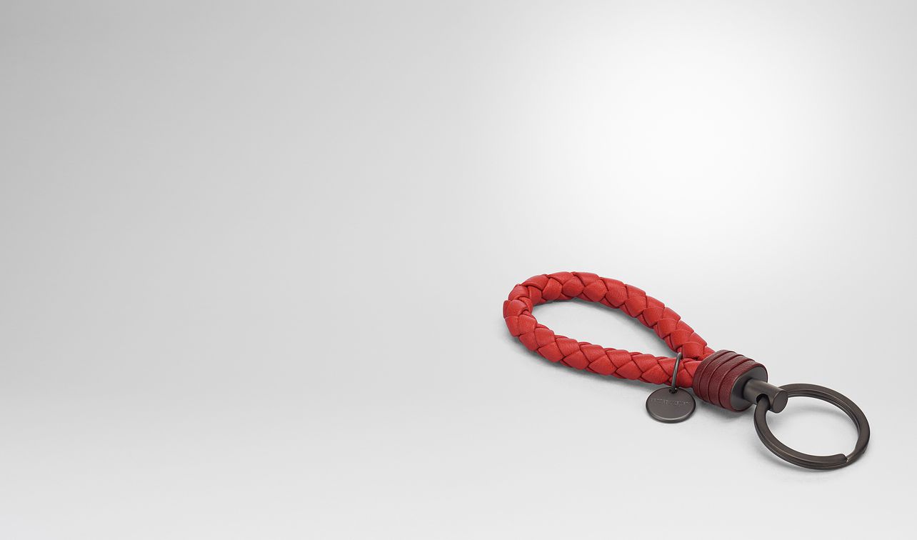 terracotta intrecciato nappa key ring landing
