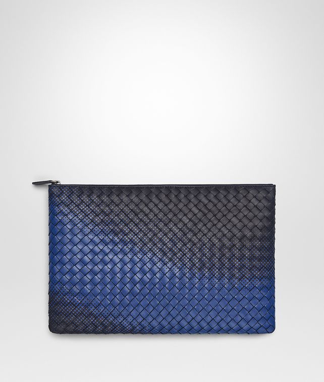 BOTTEGA VENETA TOURMALINE INTRECCIATO NAPPA GALAXY POUCH Other Accessories E fp
