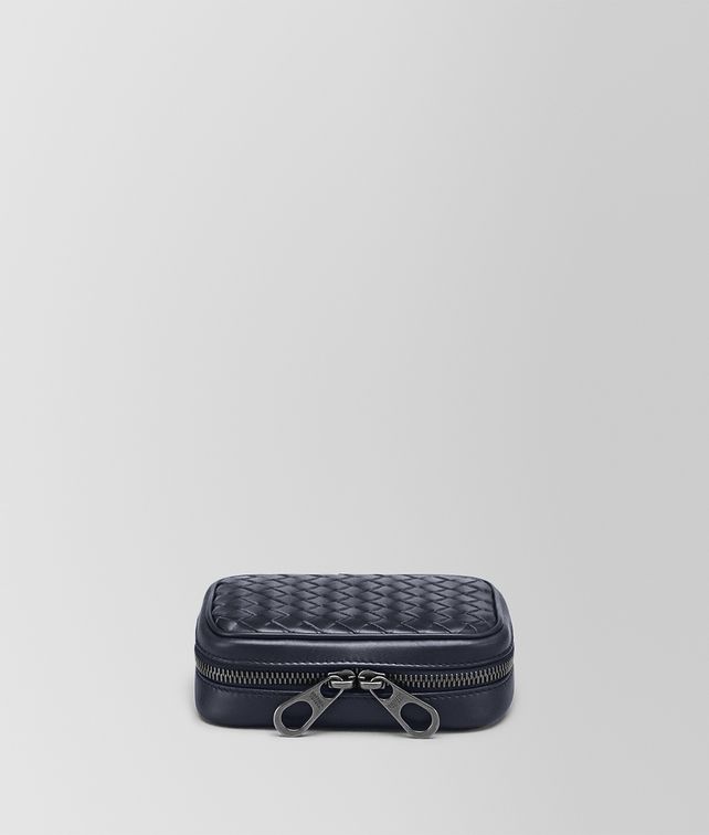 BOTTEGA VENETA CUFFLINK CASE IN INTRECCIATO VN Pouch Man fp
