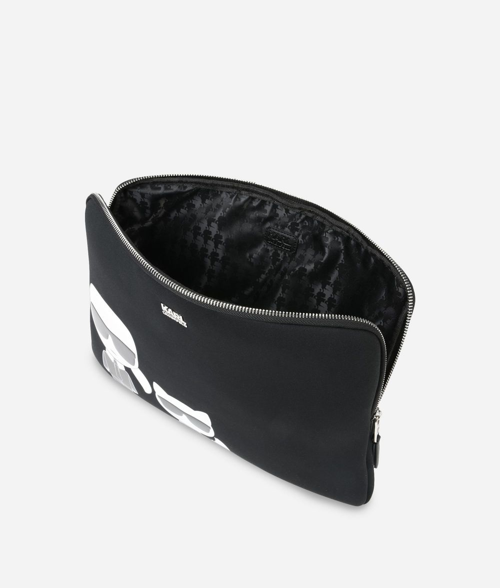 KARL LAGERFELD UNISEX - K/Ikonik Laptop Sleeve Laptop Sleeve E d