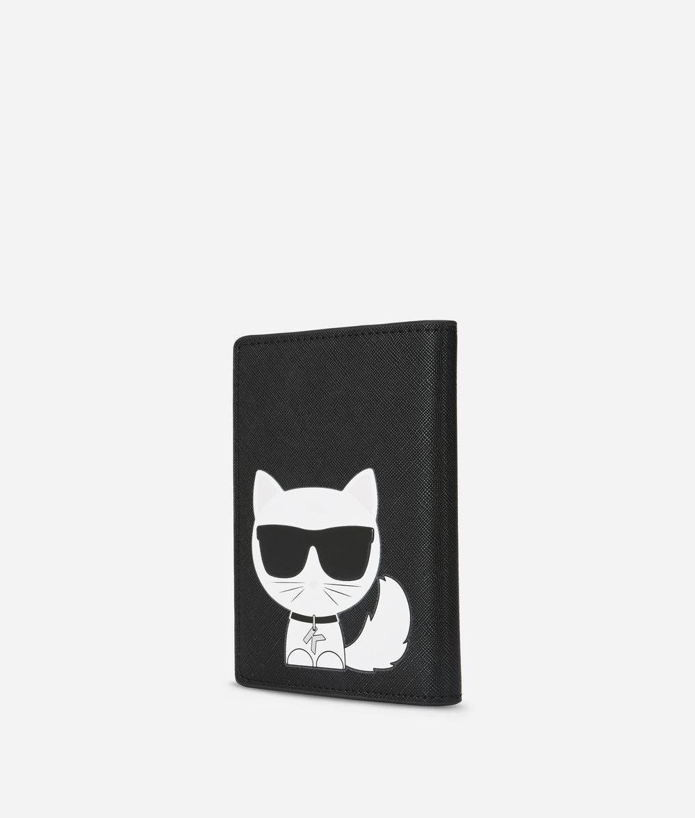 KARL LAGERFELD K/Ikonik Passport Holder Cardholder E d