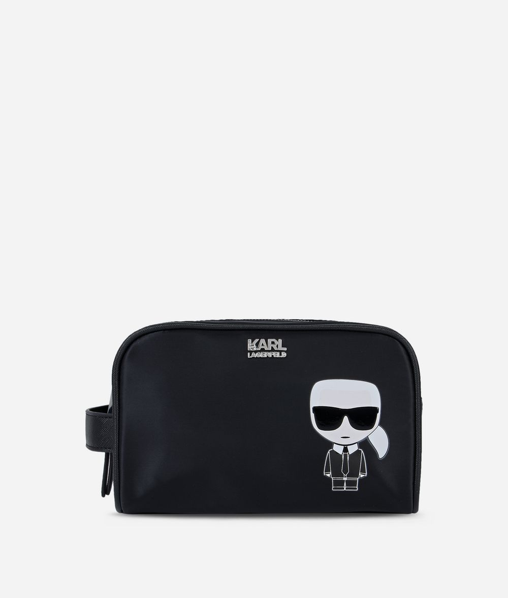 KARL LAGERFELD K/Ikonik Toiletry Bag Cosmetic case E f