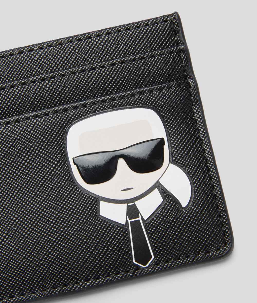 KARL LAGERFELD K/Ikonik Card Holder Cardholder E d