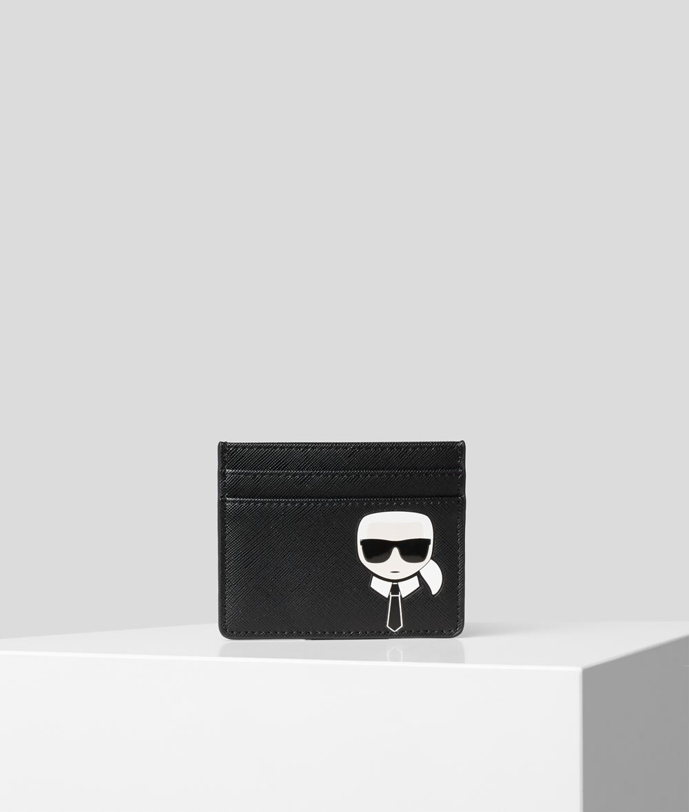 KARL LAGERFELD K/Ikonik Card Holder Cardholder E f
