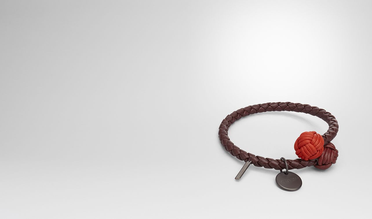 dark barolo intrecciato nappa multicolor bracelet landing