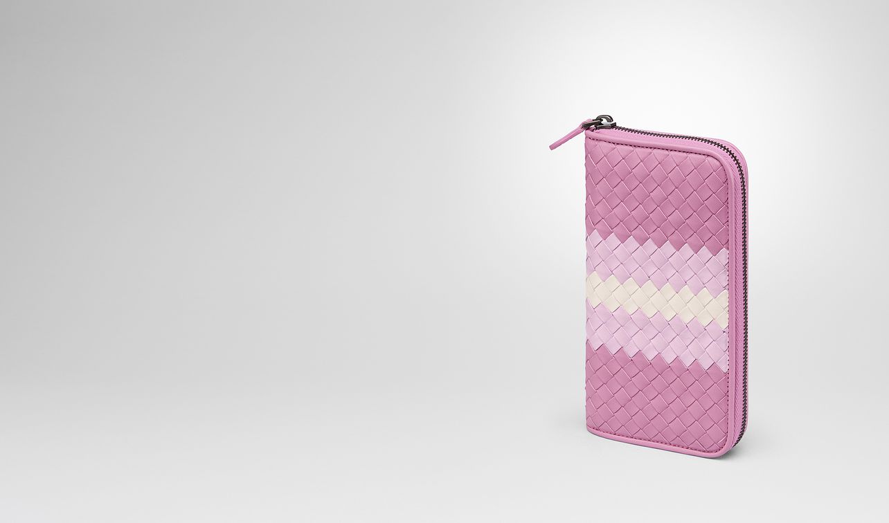 twilight intrecciato lamb club zip-around wallet landing