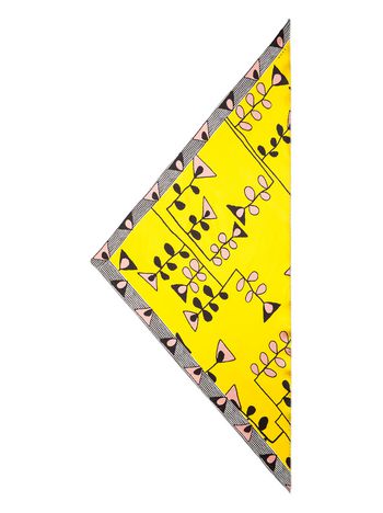 Marni Silk scarf yellow Woman