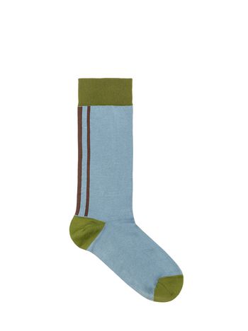 Marni Ankle sock in blue cotton Woman