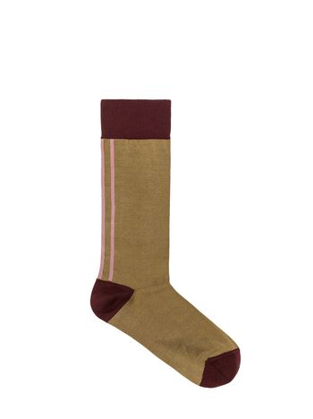 Marni Ankle sock in green cotton Woman