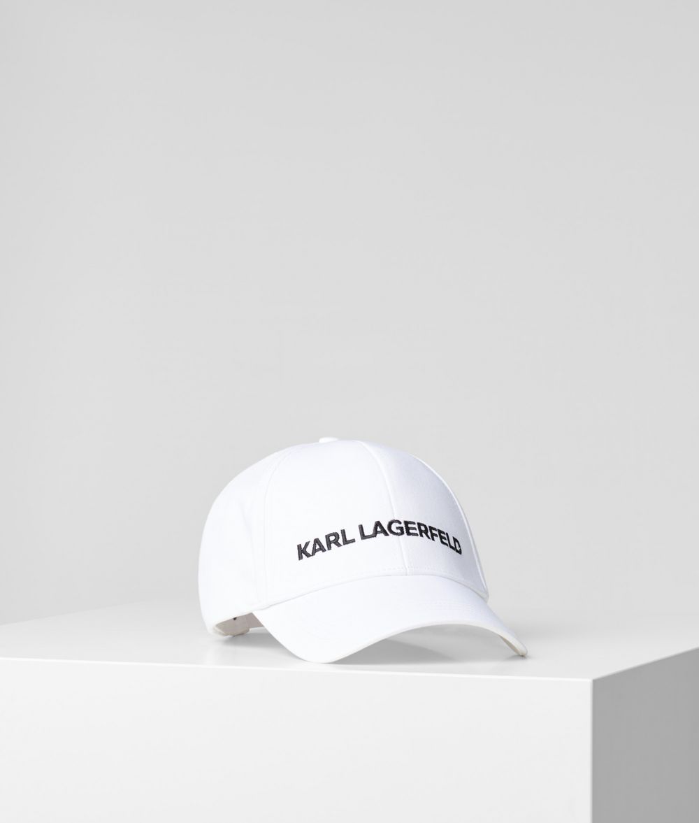 KARL LAGERFELD Karl essential logo cap Hat E f