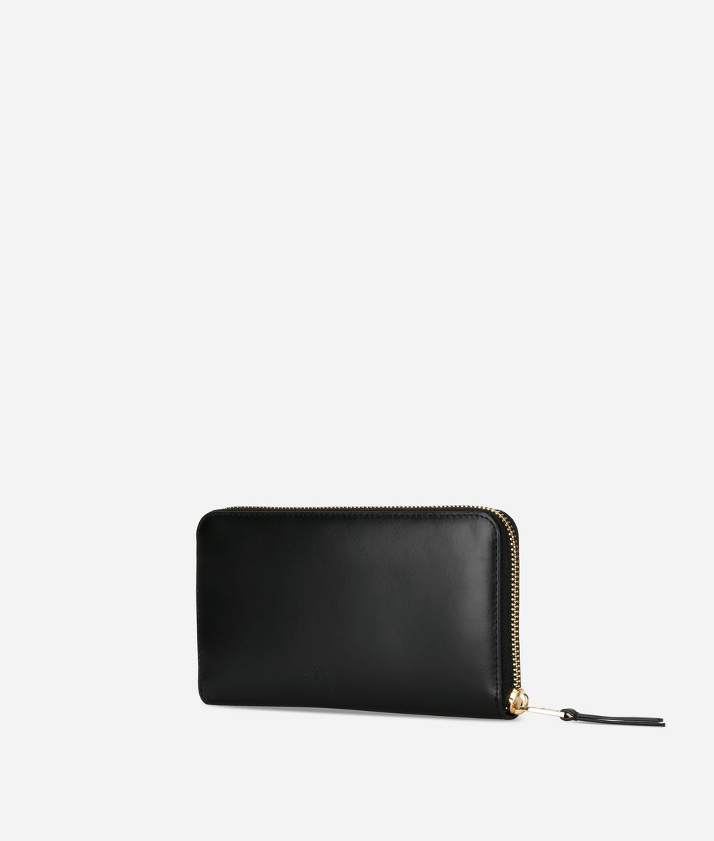KARL LAGERFELD Portefeuille à contour zippé K/Signature Portefeuille Femme d