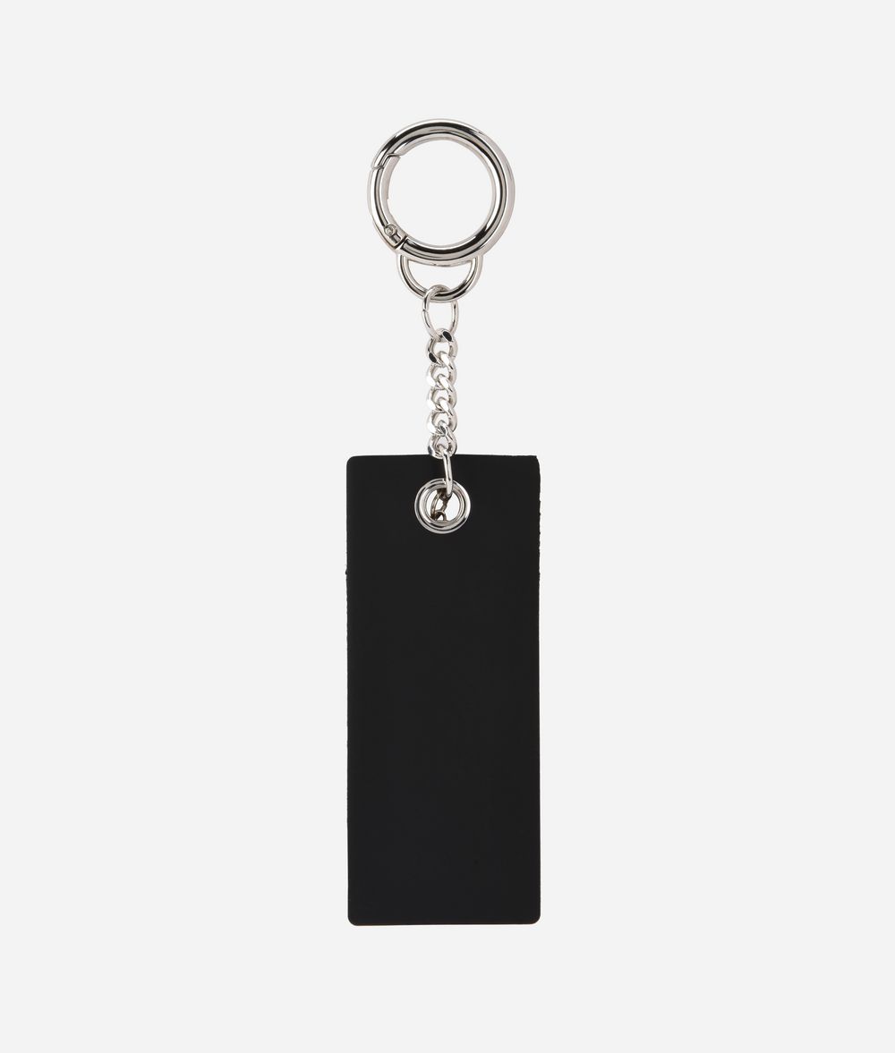 KARL LAGERFELD Karl'S Essential Rubber Tag Key Chain E r