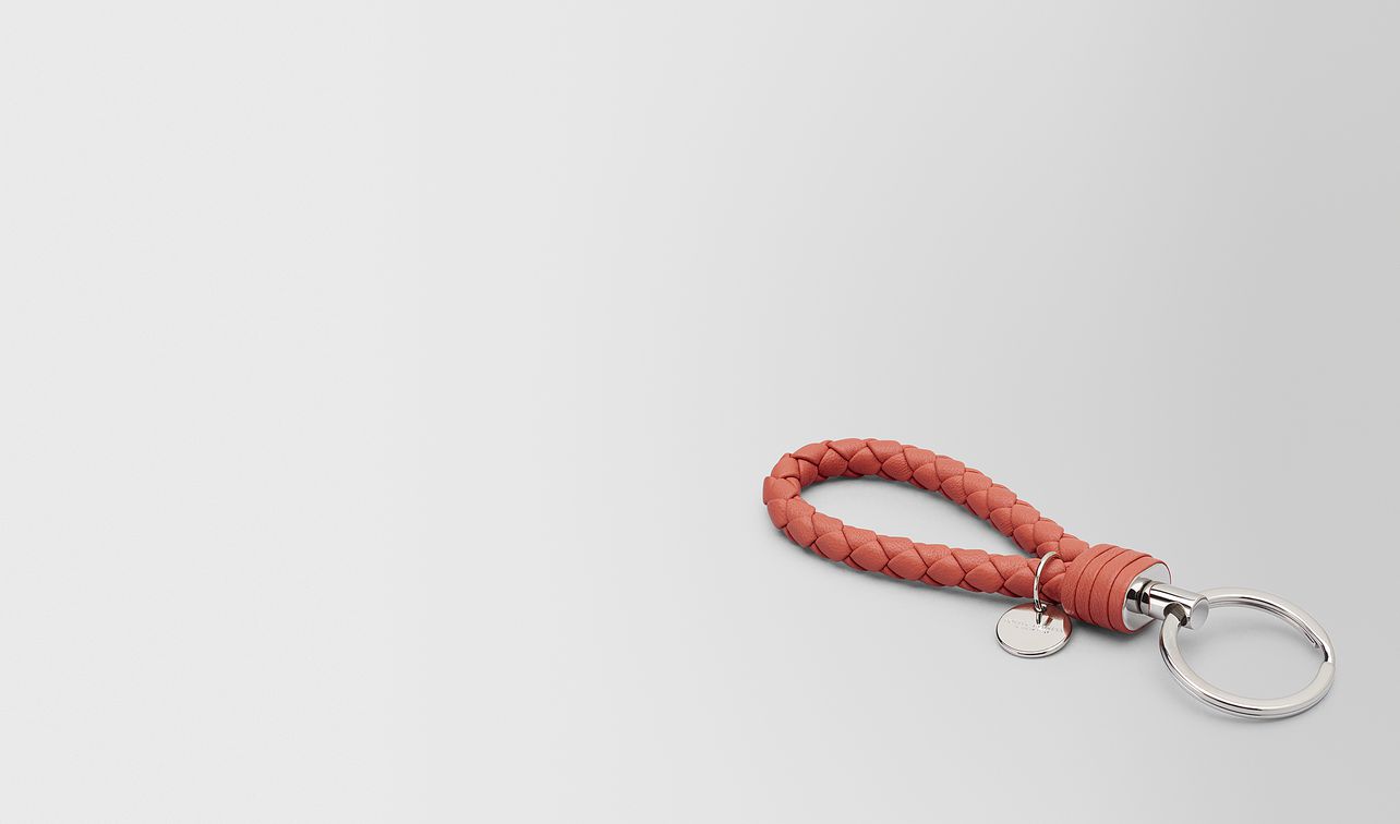 hibiscus intrecciato nappa key ring landing