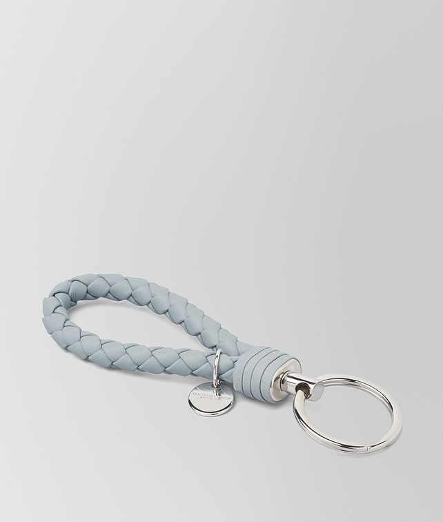 BOTTEGA VENETA ARCTIC INTRECCIATO NAPPA KEY HOLDER Keyring or Bracelets E fp