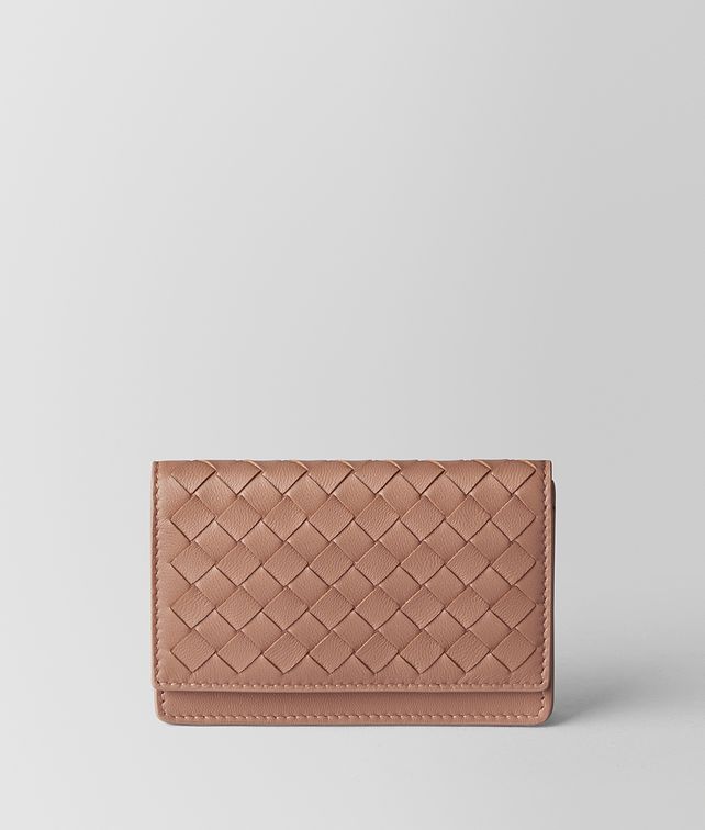 BOTTEGA VENETA PORTA CARTE IN INTRECCIATO NAPPA DAHLIA Porta Carte E fp