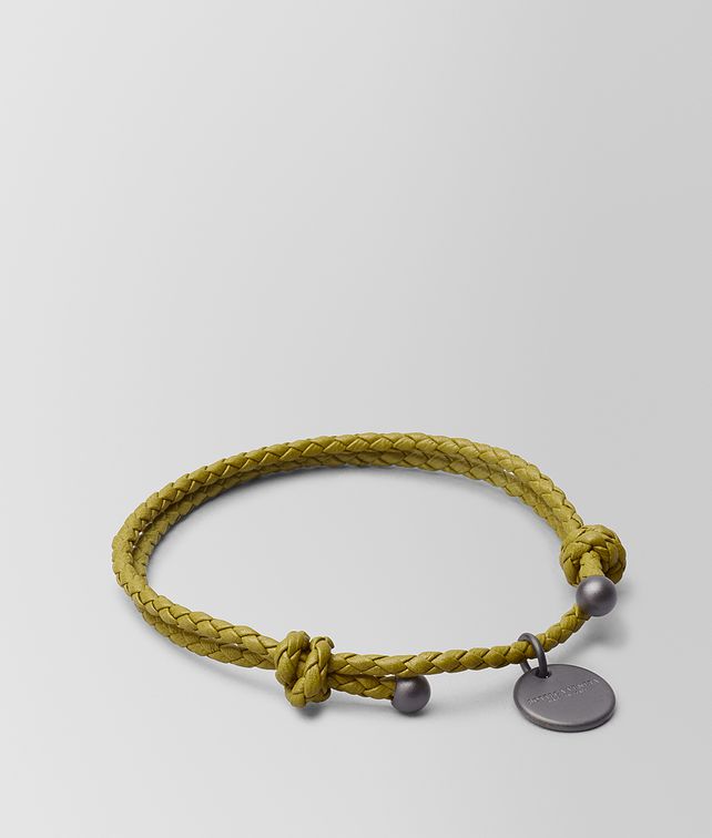 BOTTEGA VENETA CHAMOMILE INTRECCIATO NAPPA BRACELET Keyring or Bracelets E fp